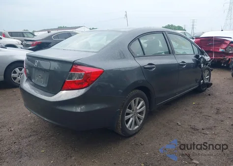 2012 Honda Civic Ex from USA, damaged, VIN 19XFB2F86CE004269